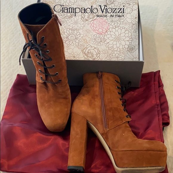 Giampaolo Viozzi platform booties - Picture 1 of 6